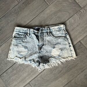 Denim Light Washed Shorts